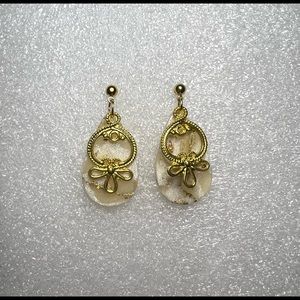 Elegant Marble Earrings